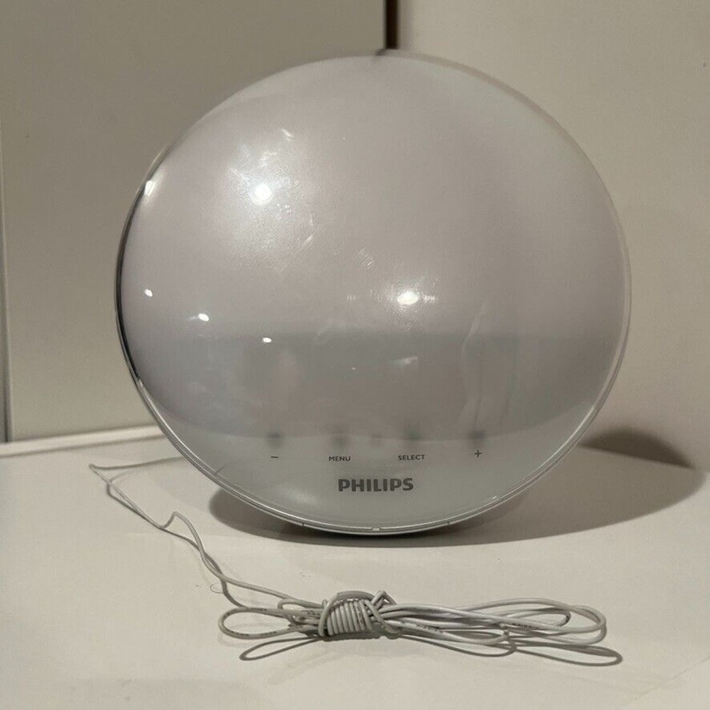 Philips HF3520 Wake-Up Light, Sunrise Lamp Sun Lamp - Without Adapter - Tested